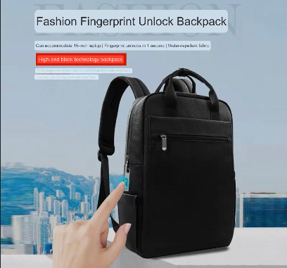 Sac à dos à l'empreinte digitale pour voyage/école/sport/loisir