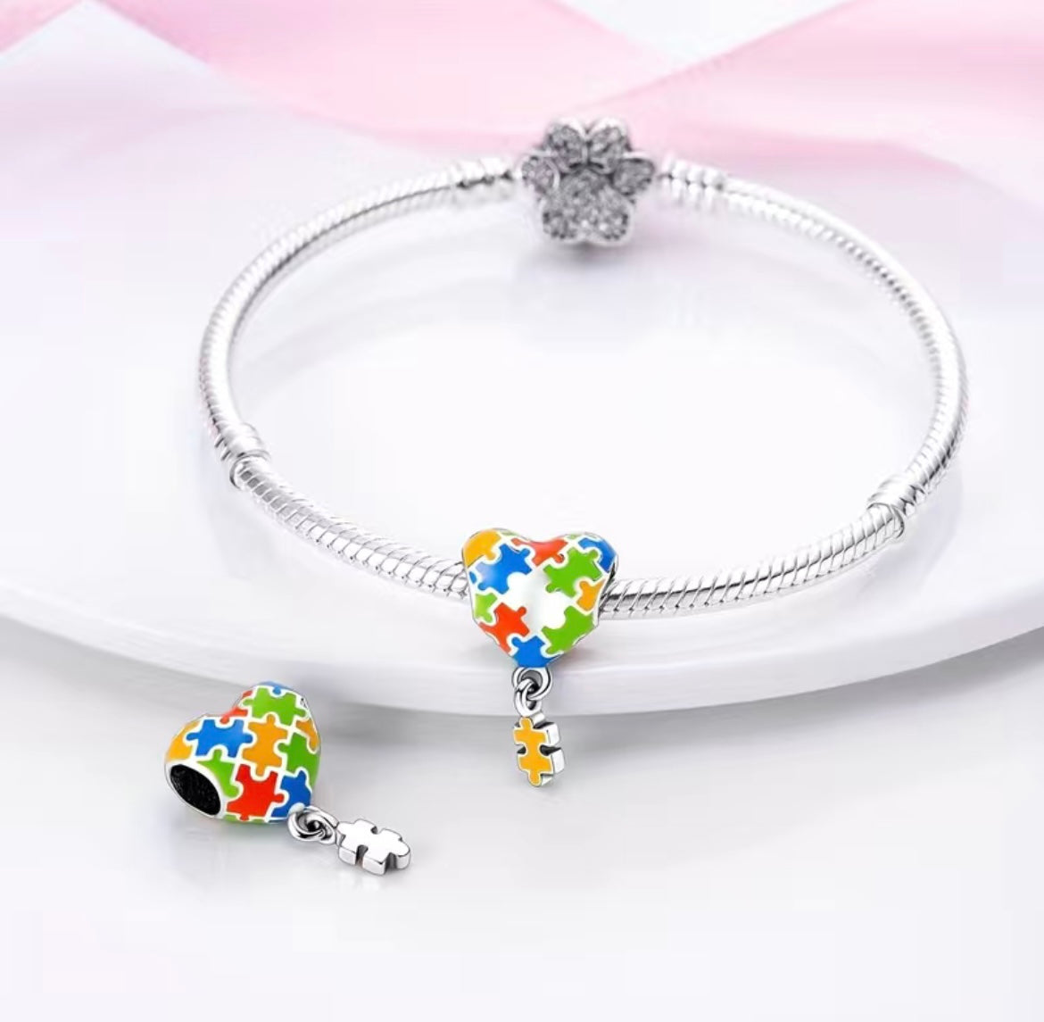 Bracelet (7 modèles/ 4 tailles au choix) + un pendentif au choix, prix spécial ensemble