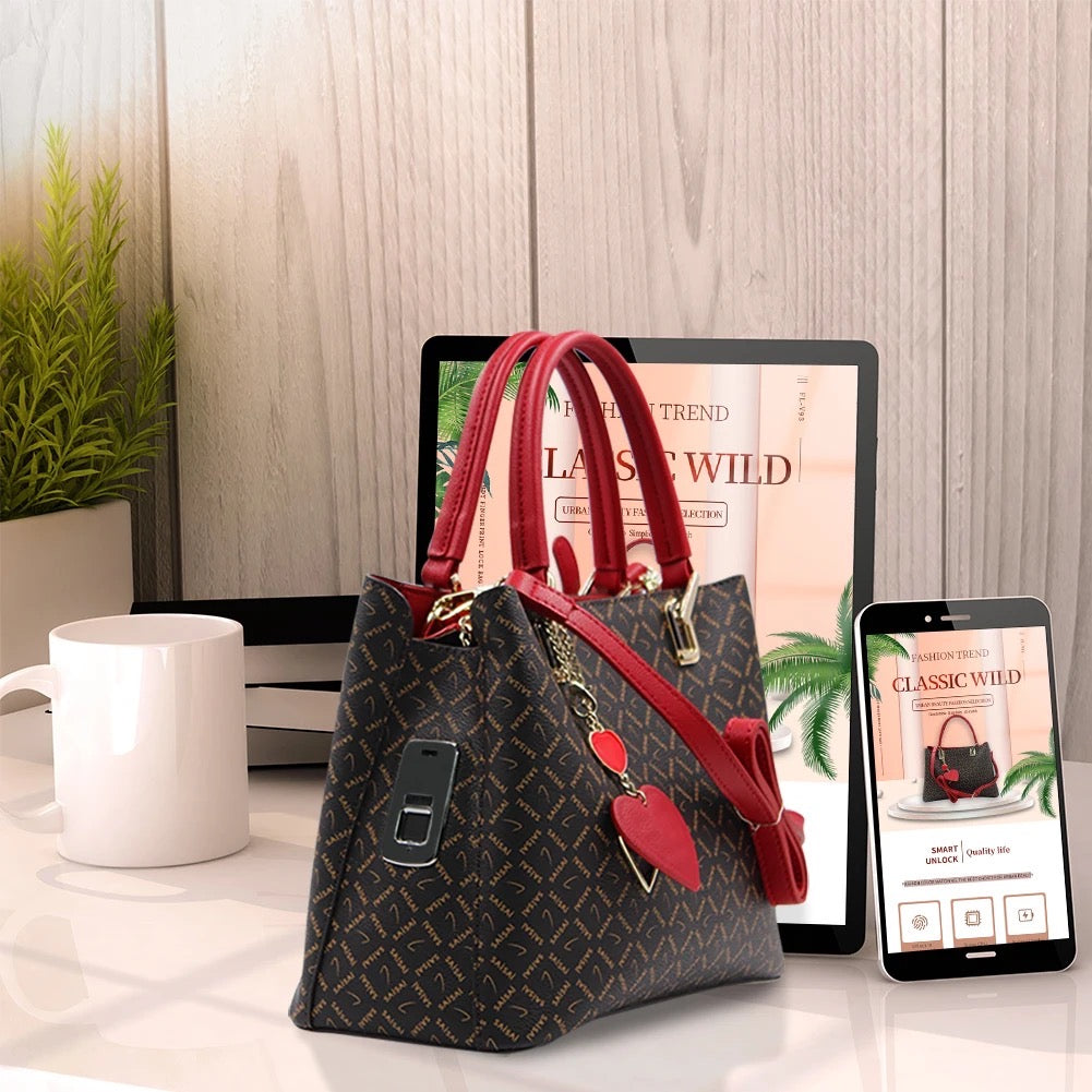 Sac à l'empreinte digitale pour Femme, Lancement pour le nouveau produit