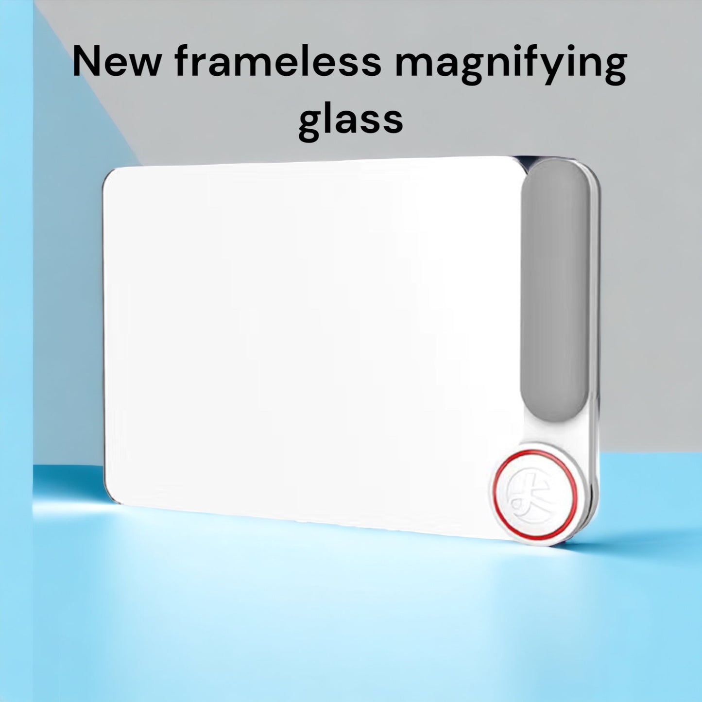 Frameless large format rectangular magnifying glass, HD magnify glass, lightweight and anti-breakage