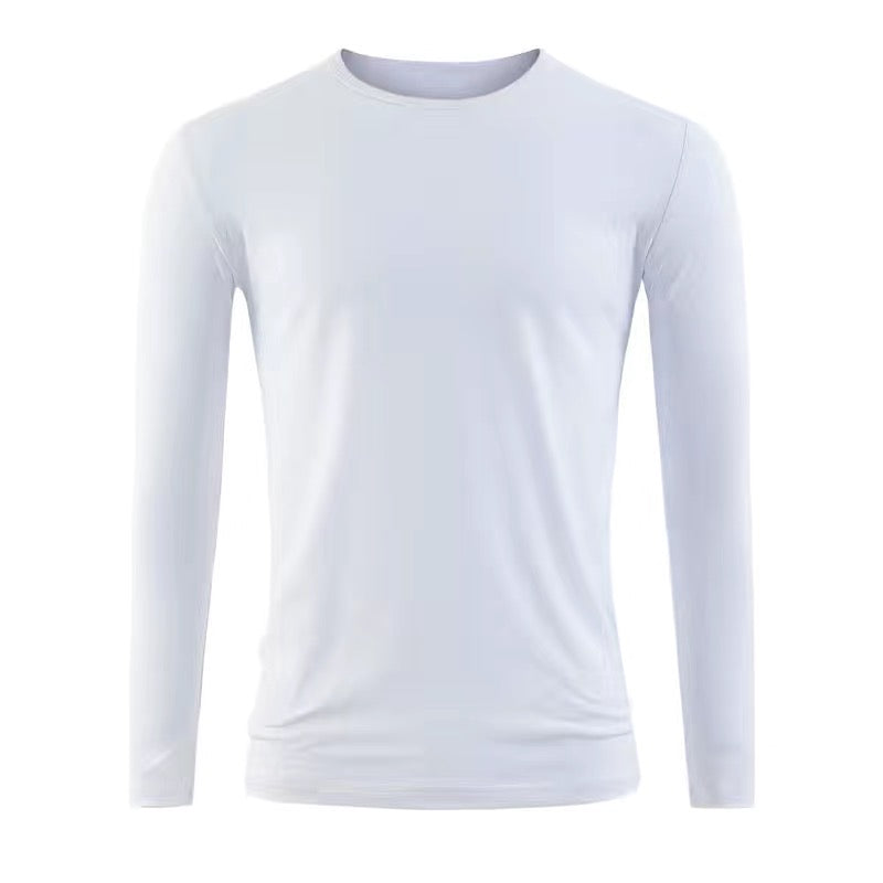 T-shirt en coton modal pour hommes, col rond