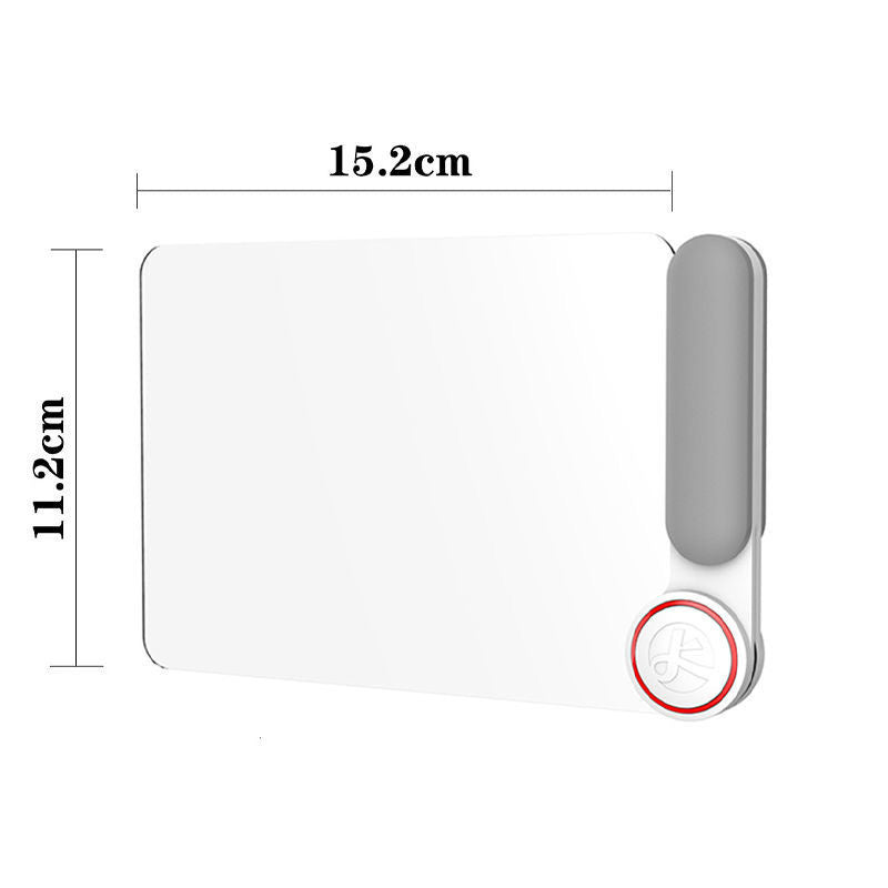 Loupe rectangulaire de grand format sans cadre, verre magnifier HD, légère et anti-brisure