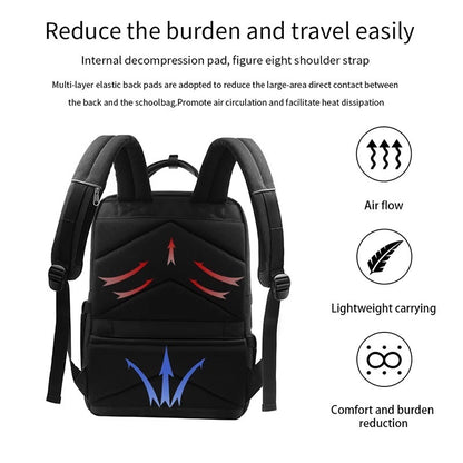 Fingerprint Backpack for Travel/School/Sports/Leisure