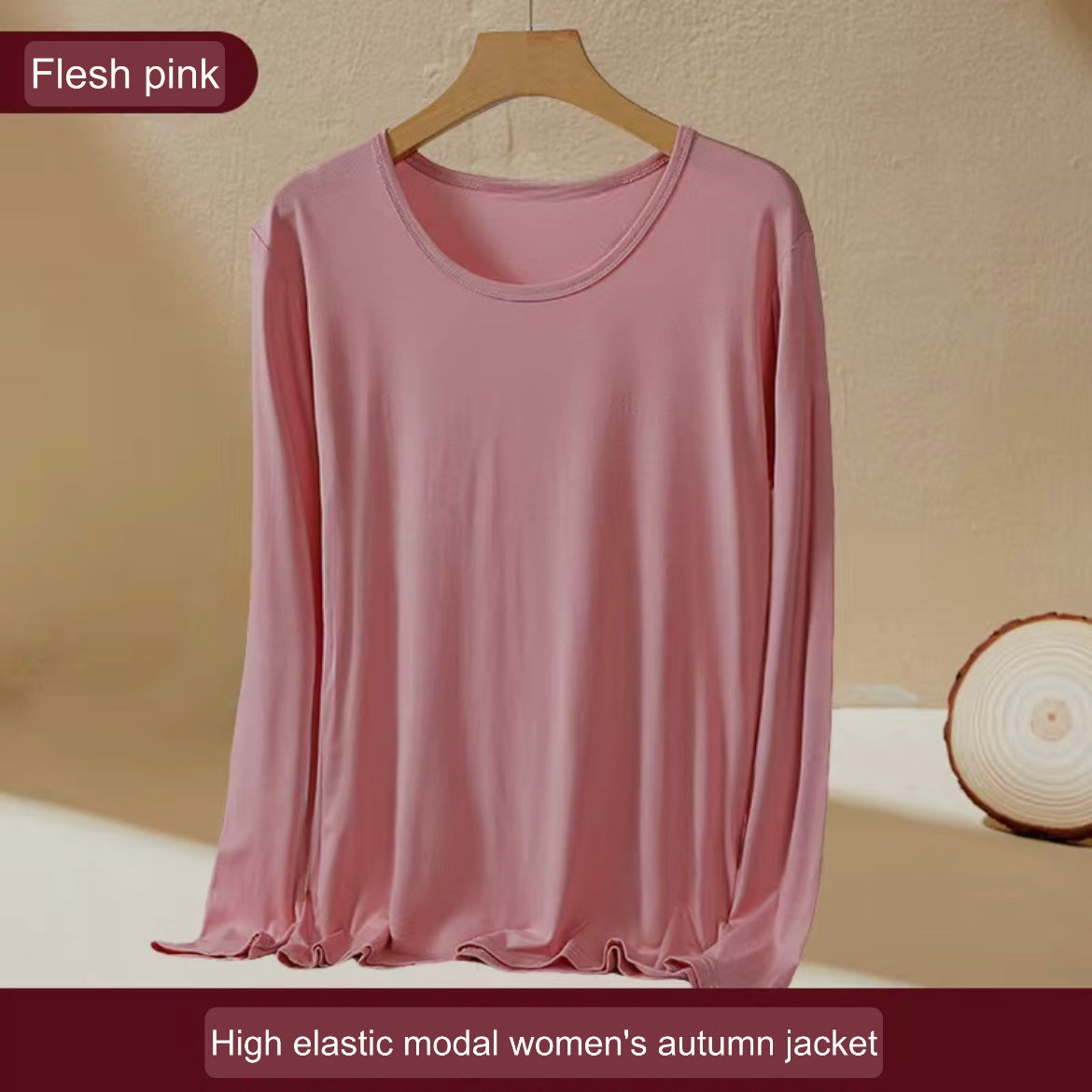 Women's Cotton Modal U-Neck T-Shirt